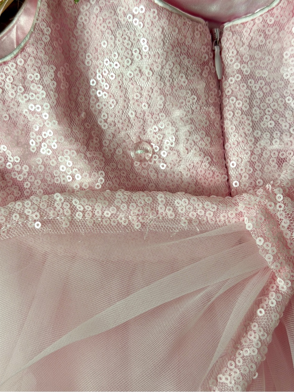 Girls Fairy Princess Pink Tulle Dress with crown/wings/wand - Picture 11 of 16